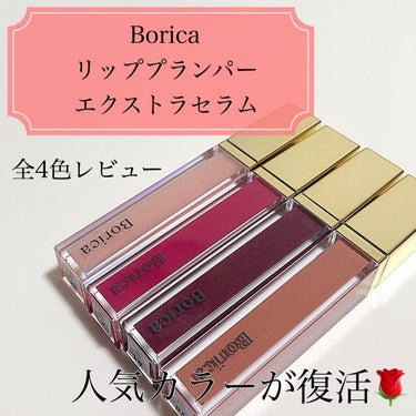 リッププランパーエクストラセラム/Borica/リップグロスを使ったクチコミ（1枚目）