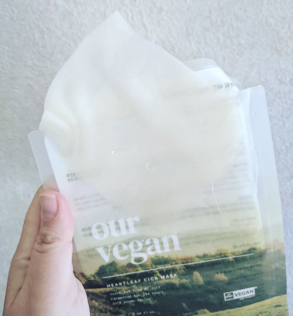 アワー ヴィーガン ドクダミ シカ マスク/manyo/シートマスク・パックを使ったクチコミ（3枚目）