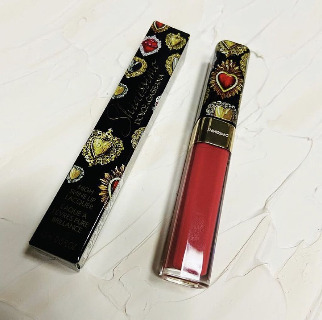 シャイニッシモ ハイシャインリップラッカー/DOLCE&GABBANA BEAUTY/口紅を使ったクチコミ（1枚目）