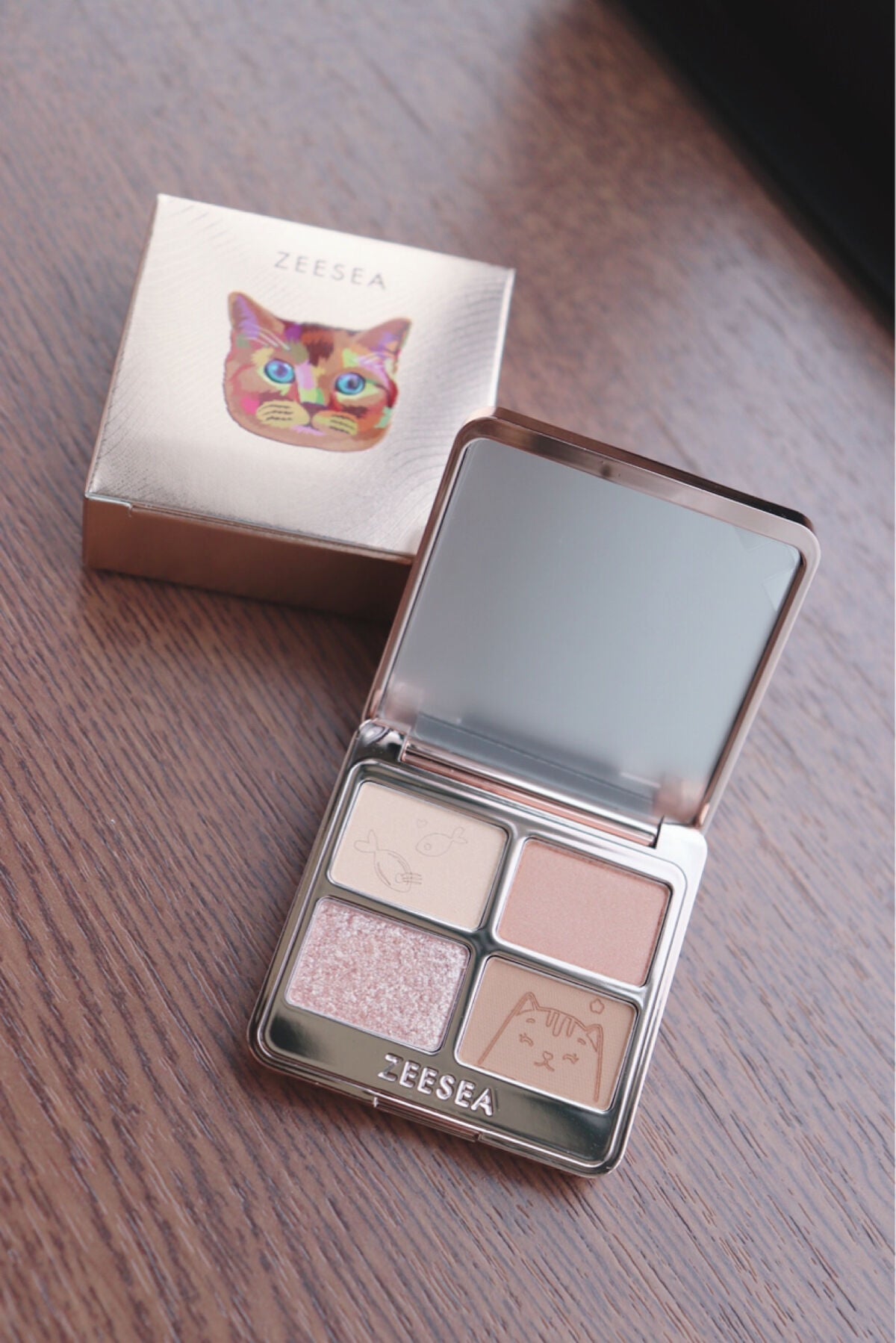 アニマルアイシャドウ(4シェード)/ZEESEA/アイシャドウパレットを使ったクチコミ(2枚目)
