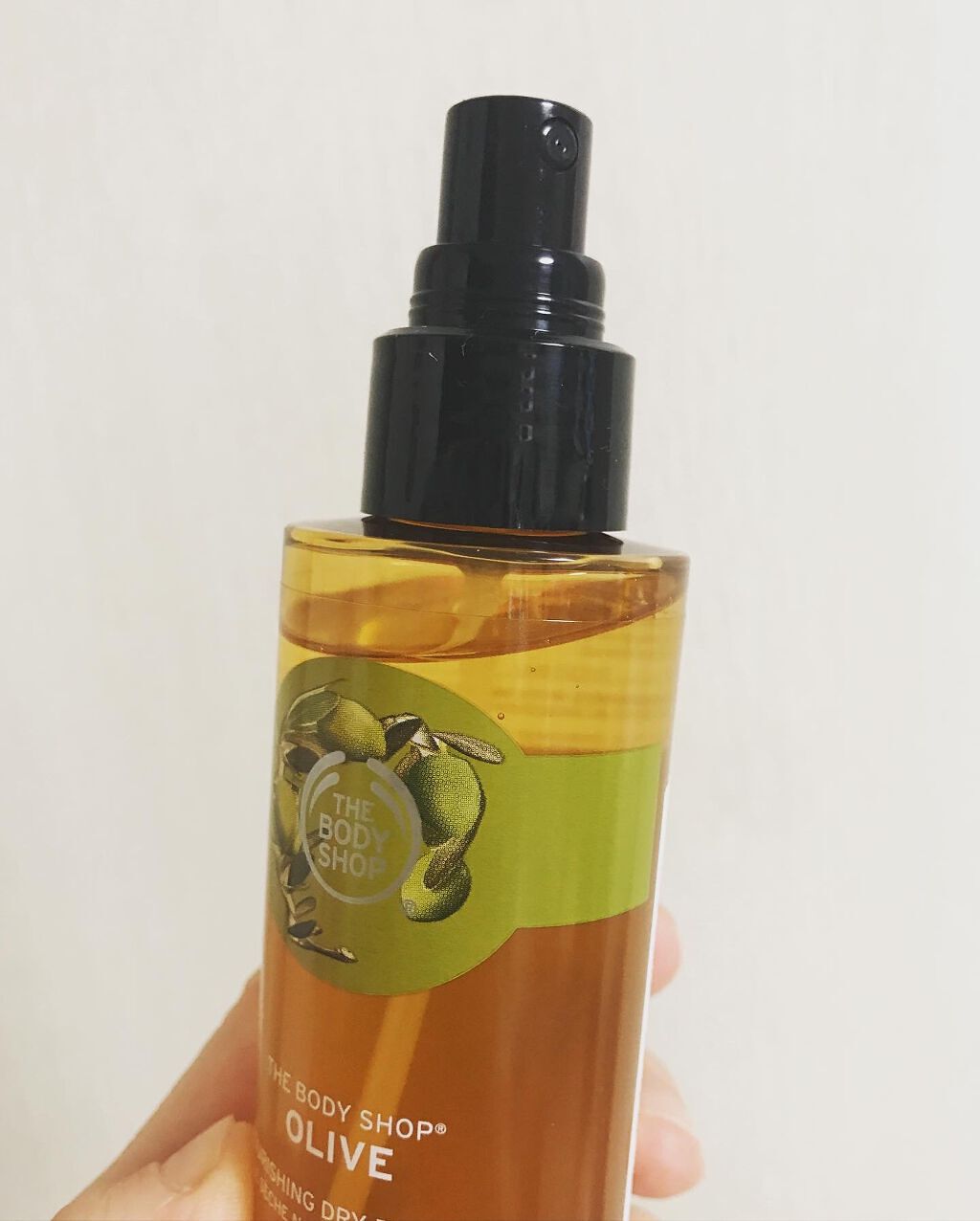 ドライボディオイル オリーブ/THE BODY SHOP/ボディオイルを使ったクチコミ（3枚目）