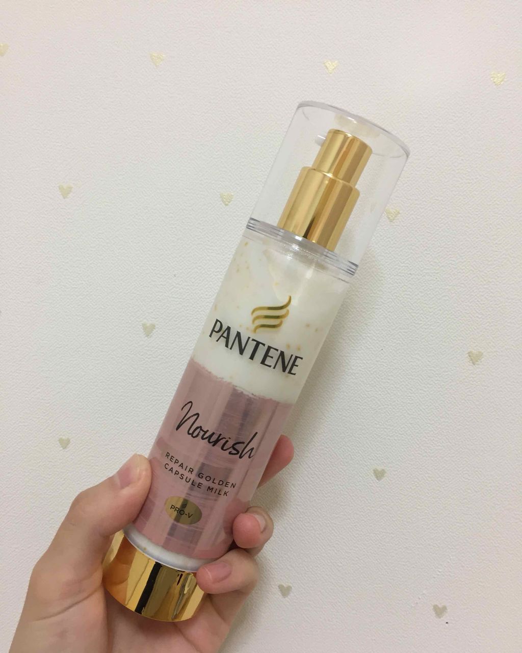 リペアー ゴールデン カプセル ミルク/パンテーン/ヘアミルクを使ったクチコミ(1枚目)