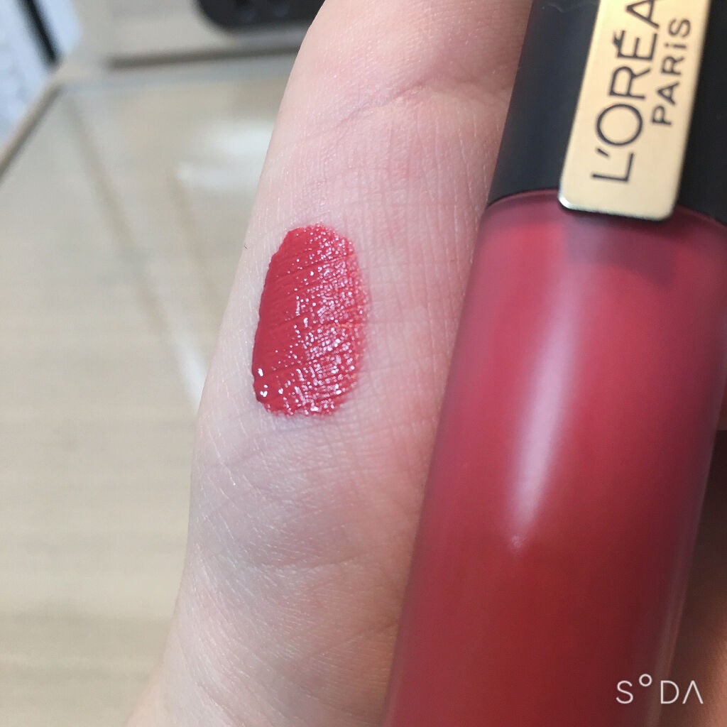 ルージュシグネチャー /ロレアル パリ/リップグロスを使ったクチコミ(3枚目)