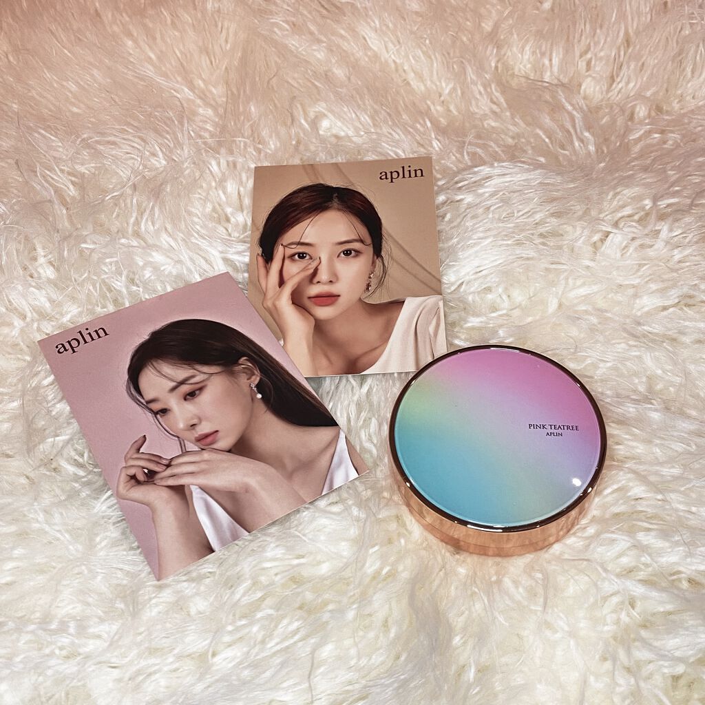 ピンクティーツリーカバークッション/APLIN/クッションファンデーションを使ったクチコミ(1枚目)