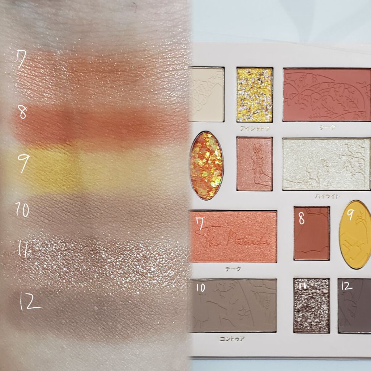 ZEESEAくるみ割り人形　キャンディクルーズ12色メイクアップパレット マジパン宮殿/ZEESEA/アイシャドウパレットを使ったクチコミ（3枚目）