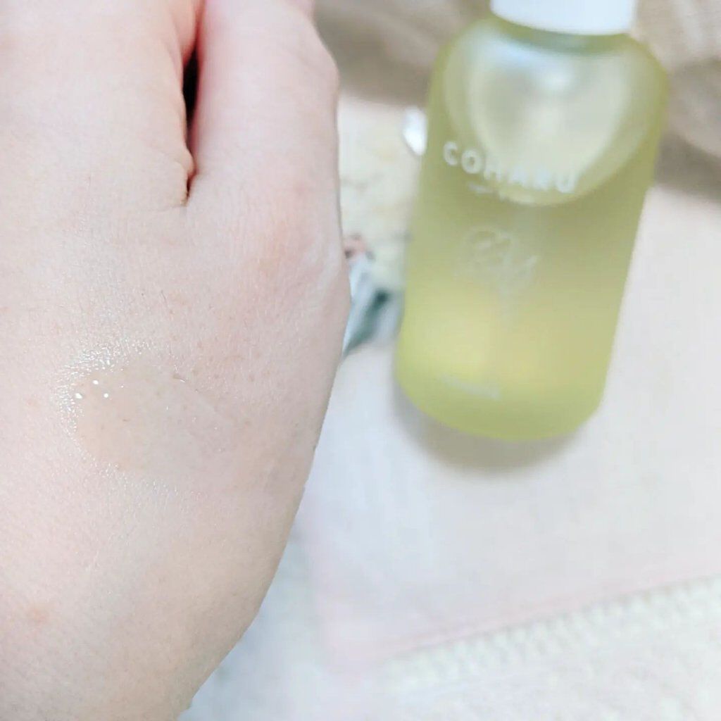 スタイリングオイル<タイト＆ウェット>/COHARU/ヘアオイルを使ったクチコミ（3枚目）