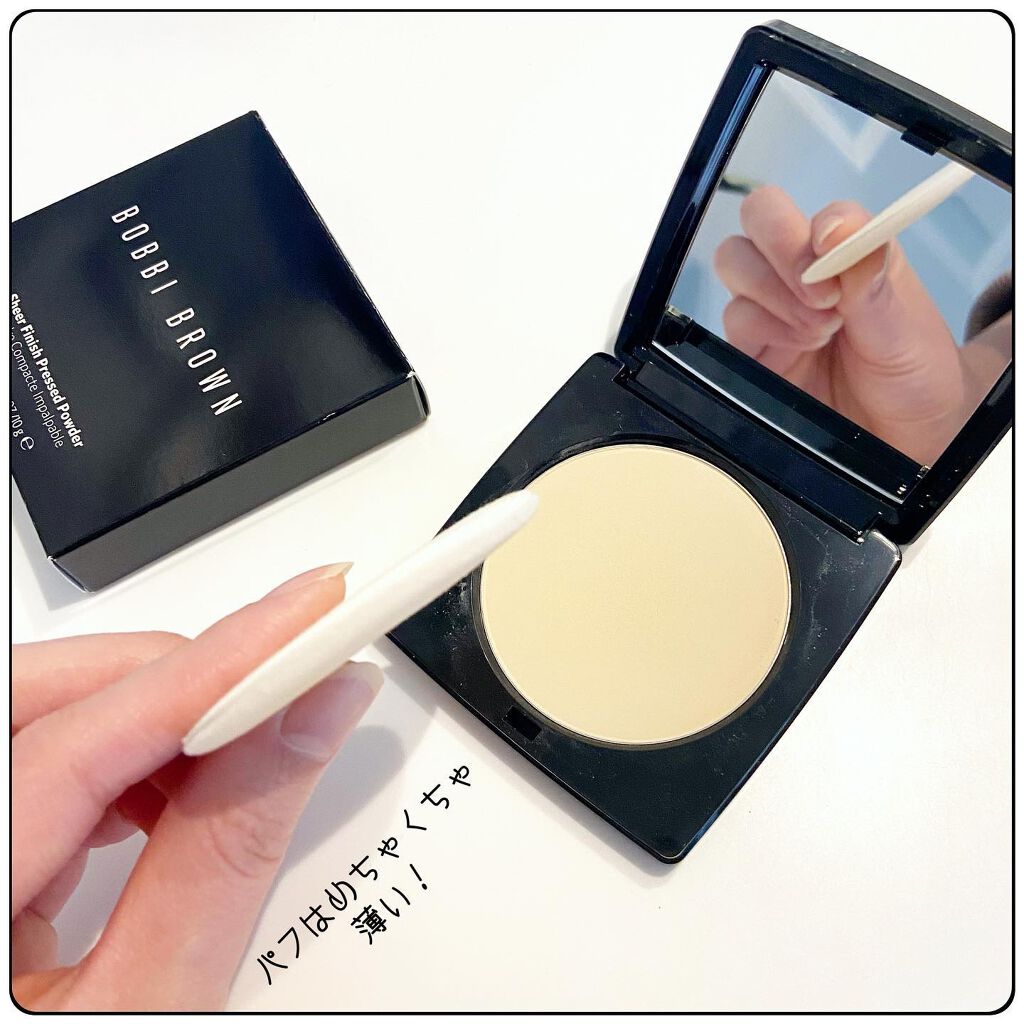 シアーフィニッシュ プレストパウダー/BOBBI BROWN/プレストパウダーを使ったクチコミ(2枚目)