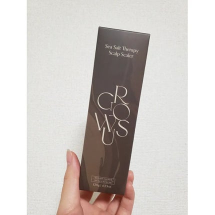 シーソルトセラピースカルプスケーラー/GROWUS/ヘッドスクラブを使ったクチコミ(1枚目)