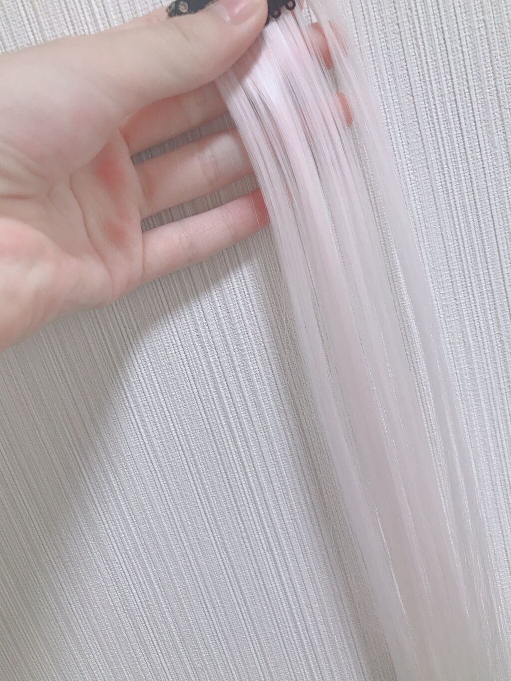 グラデーションエクステ/セリア/ヘアケアグッズを使ったクチコミ（1枚目）