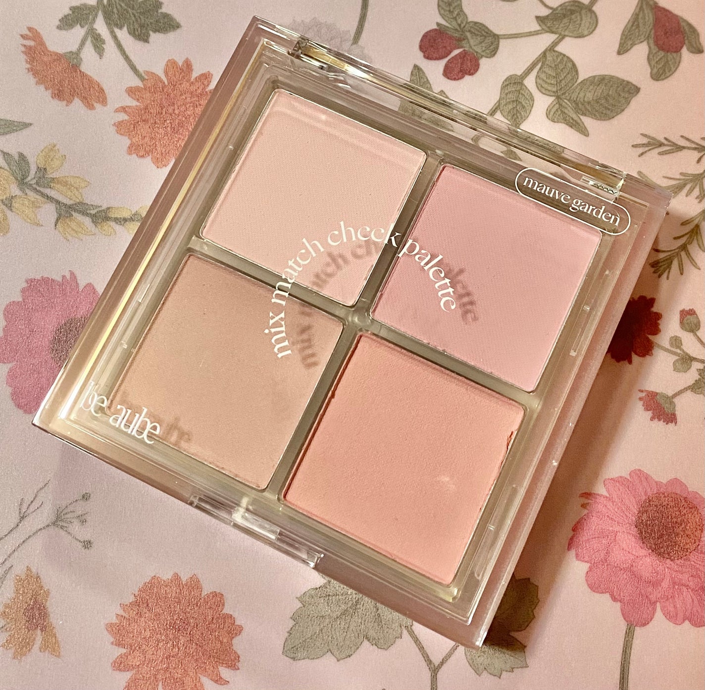 ミックスマッチチークパレット/be aube/パウダーチークを使ったクチコミ(1枚目)