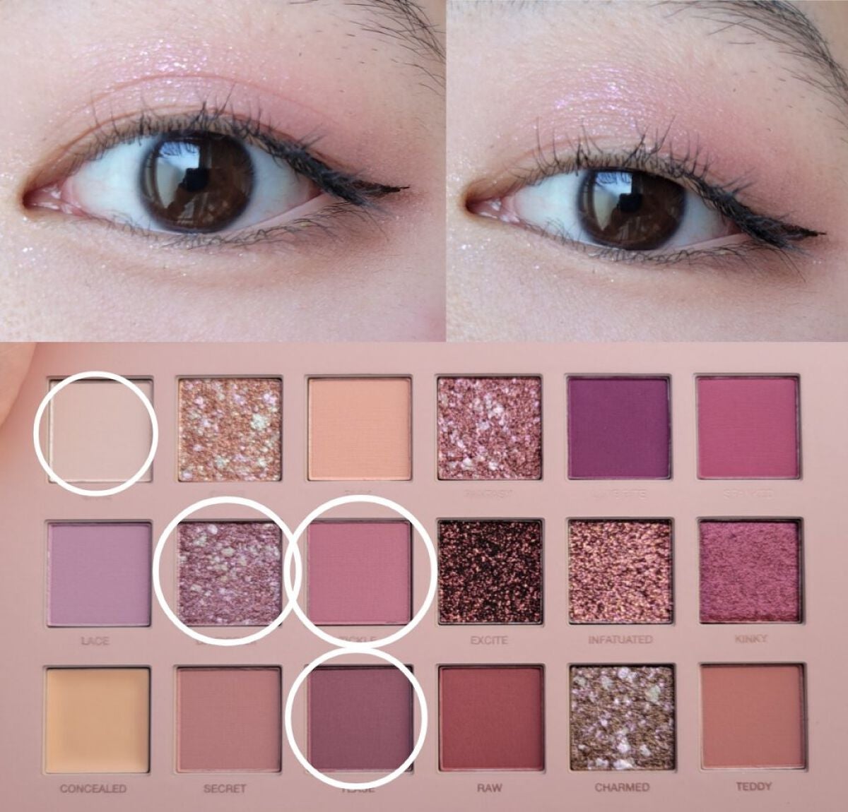 The New Nude Palette/Huda Beauty/アイシャドウパレットを使ったクチコミ(6枚目)