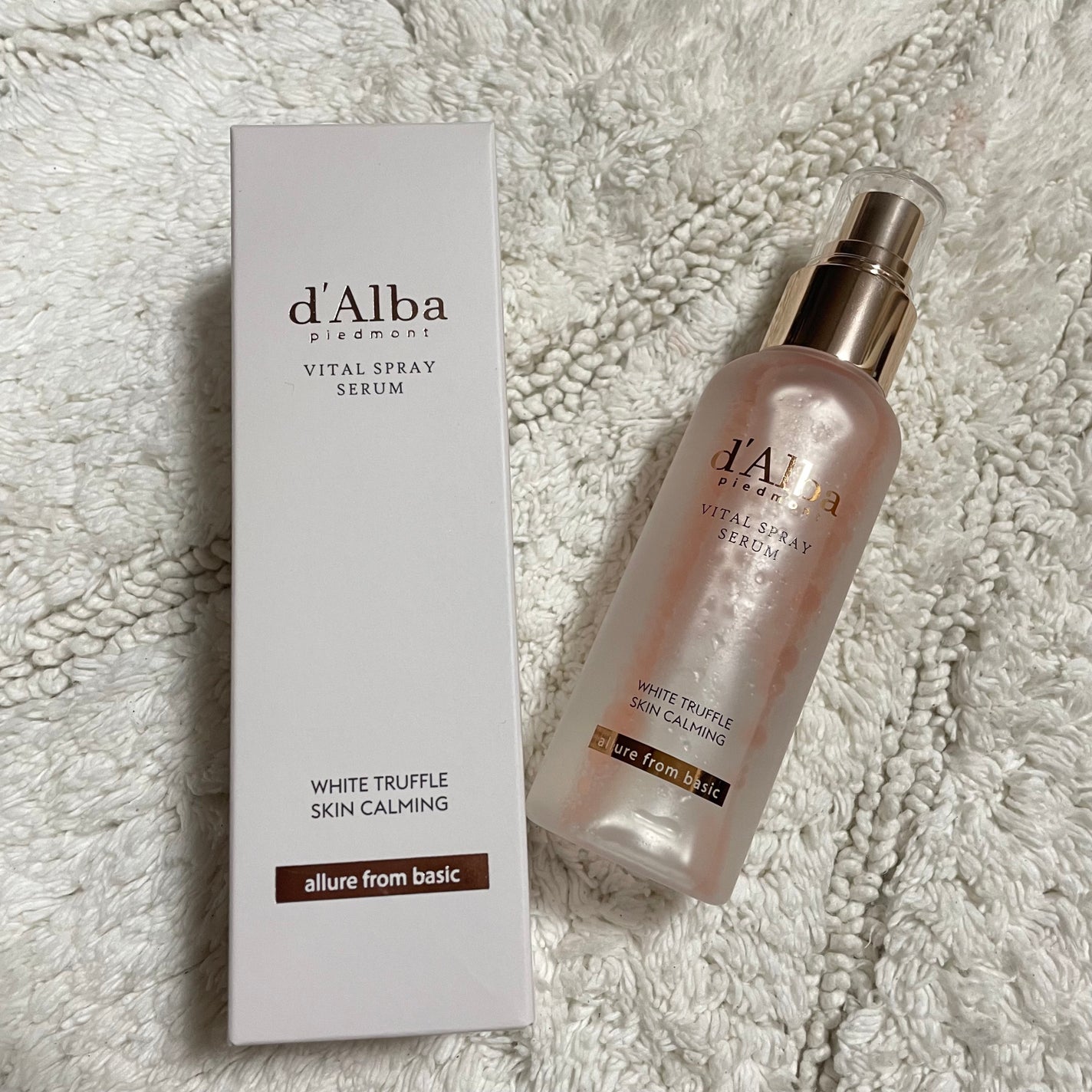 ダルバ ホワイトトリュフバイタルスプレーセラム/ダルバ/ミスト状化粧水を使ったクチコミ(1枚目)
