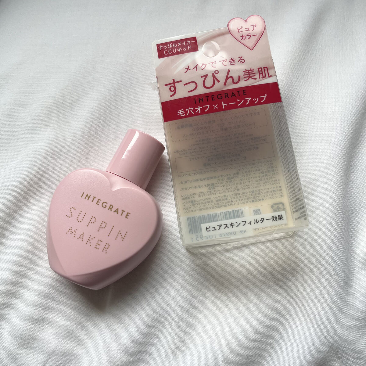 すっぴんメイカー　CCリキッド/インテグレート/CCクリームを使ったクチコミ（1枚目）