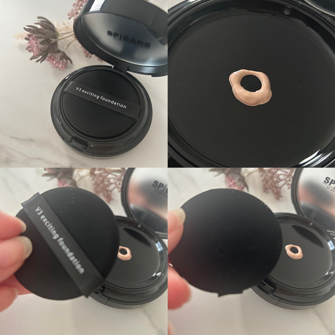 V3 エキサイティングファンデーション/SPICARE/クッションファンデーションを使ったクチコミ(6枚目)