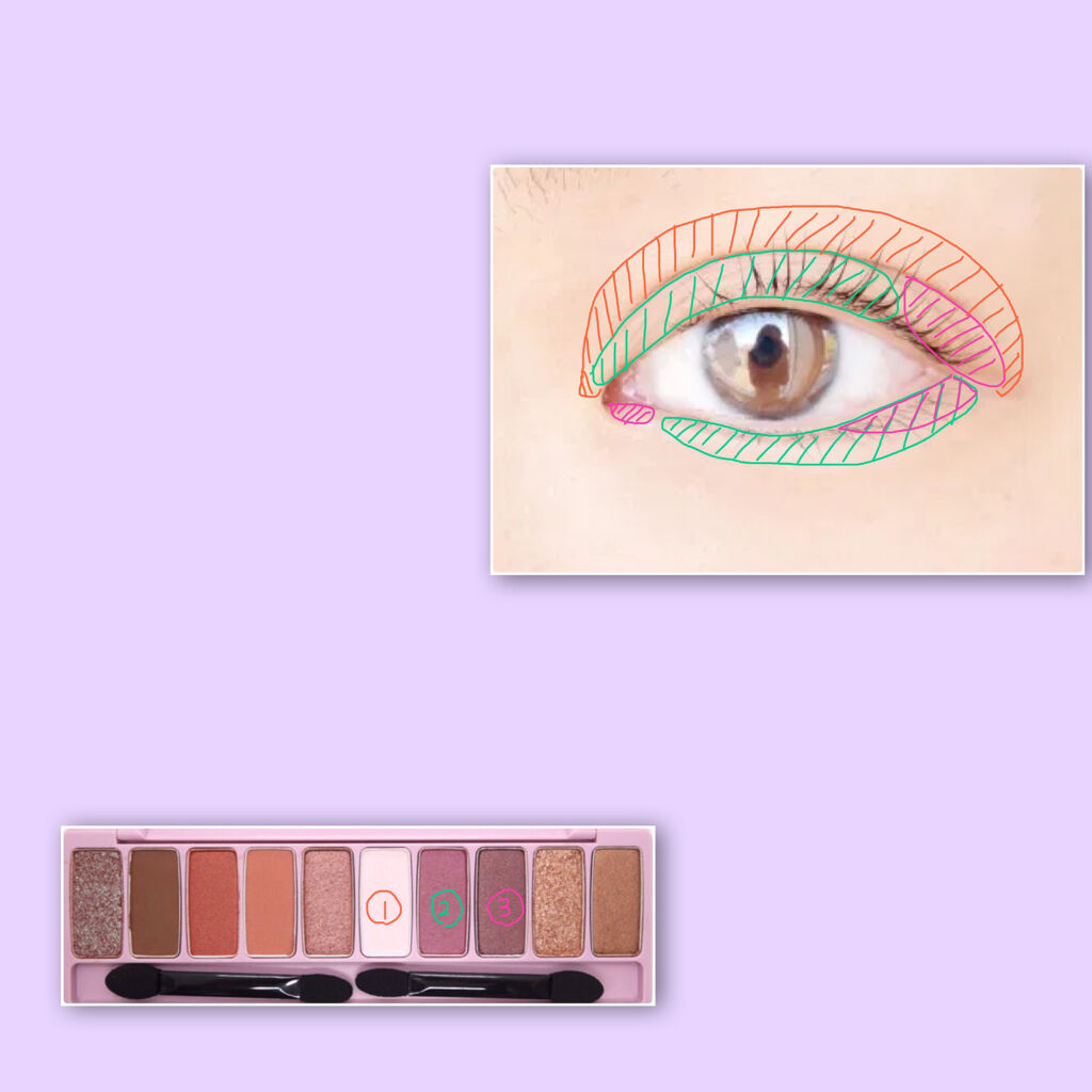 プレイカラー アイシャドウ/ETUDE/アイシャドウパレットを使ったクチコミ（2枚目）