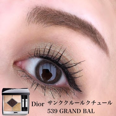 【旧】サンク クルール クチュール 539 グラン バル/Dior/アイシャドウパレットを使ったクチコミ（1枚目）