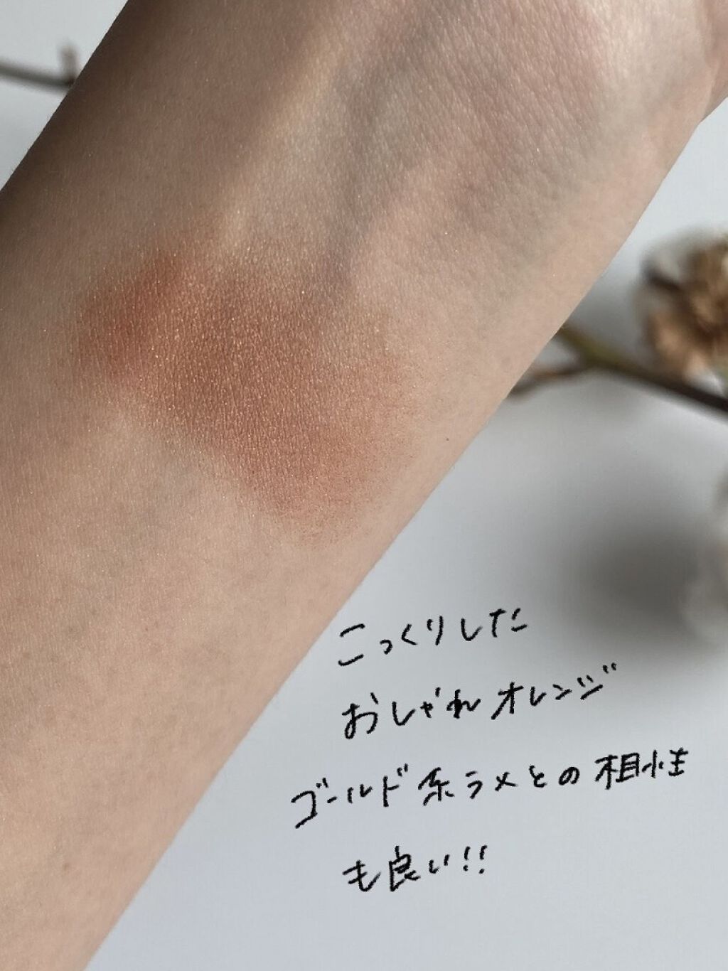 シングルカラーアイシャドウ 06 オレンジブラウン/CEZANNE/単色アイシャドウを使ったクチコミ（3枚目）