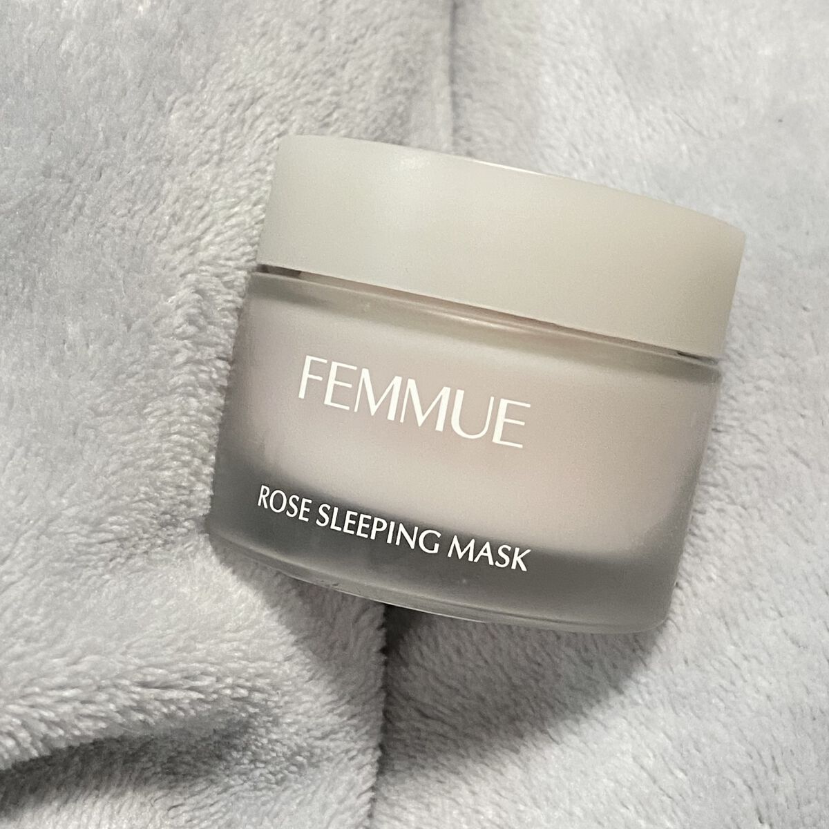 ローズウォーター スリーピングマスク/FEMMUE/フェイスクリームを使ったクチコミ（1枚目）