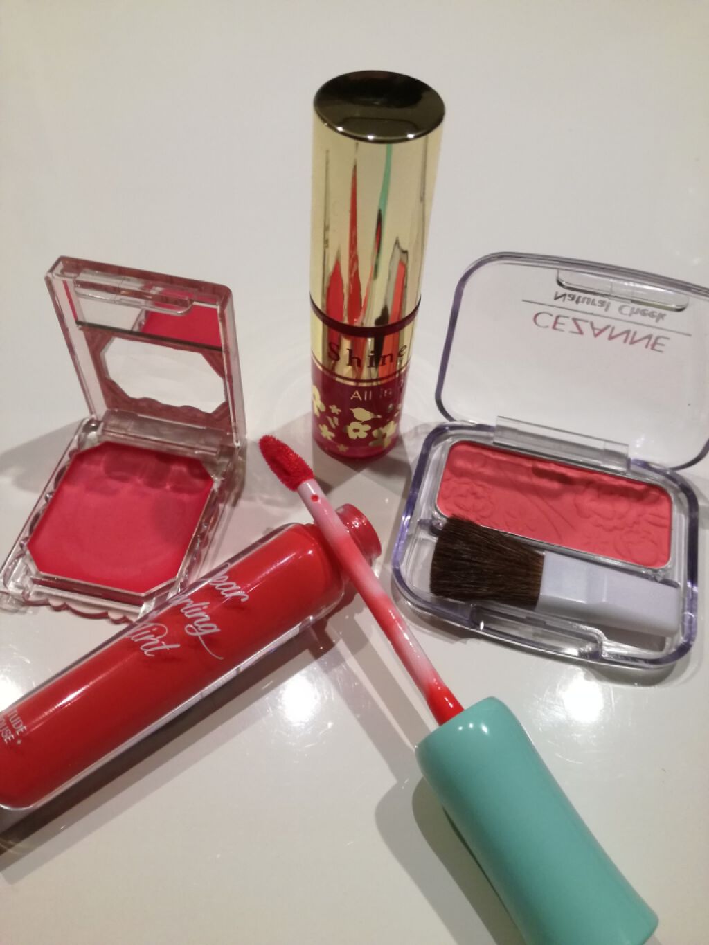 リップ＆チーク ジェル/キャンメイク/ジェル・クリームチークを使ったクチコミ（2枚目）