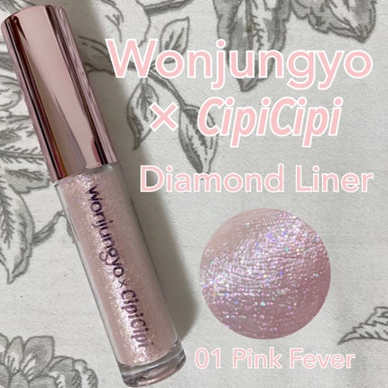 ウォンジョンヨ ダイヤモンドライナー/Wonjungyo/リキッドアイシャドウを使ったクチコミ(1枚目)