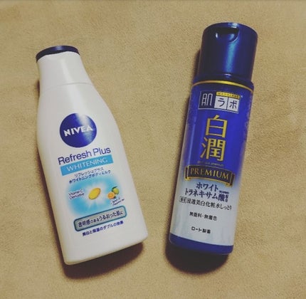 リフレッシュプラス ホワイトニング ボディミルク/ニベア/ボディミルクを使ったクチコミ(1枚目)