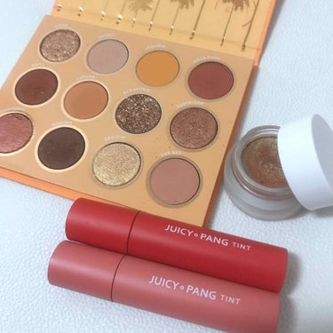 ColourPop California Loveのクチコミ「お遊びメイク👁✨

キリンネイルに合わせてメイクもキリン🦒

カラポのカルフォルニアラブにND.....」（1枚目）