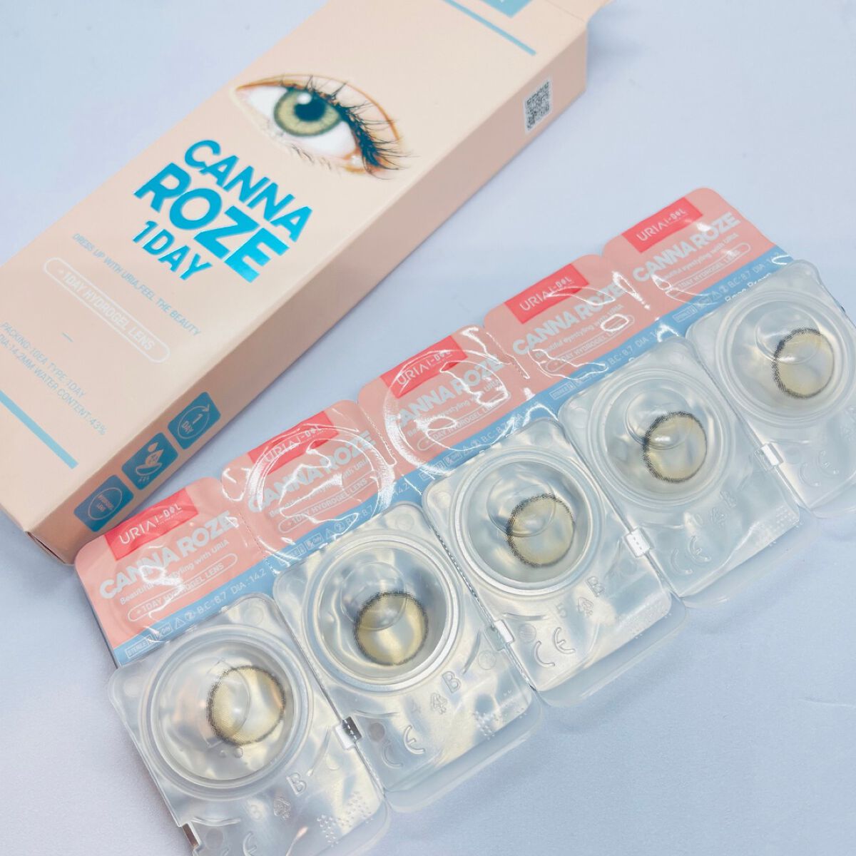 CANNA ROZE 1DAY/URIA i-DOL/ワンデー（１DAY）カラコンを使ったクチコミ（2枚目）