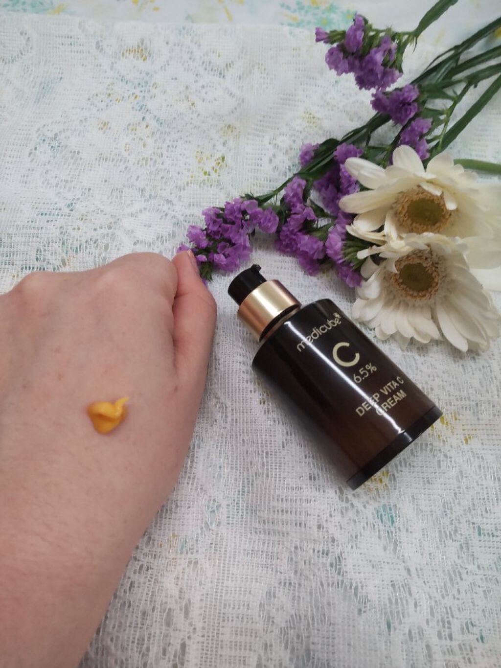 ディープビタCクリーム/MEDICUBE/フェイスクリームを使ったクチコミ（2枚目）
