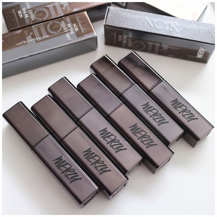 ノワール イン ザ ベルベットティント/MERZY/リップティントを使ったクチコミ(5枚目)