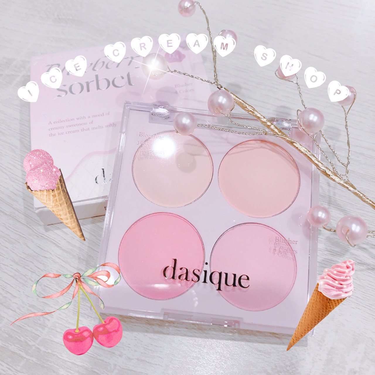 ブレンディングムードチーク/dasique/パウダーチークを使ったクチコミ（1枚目）