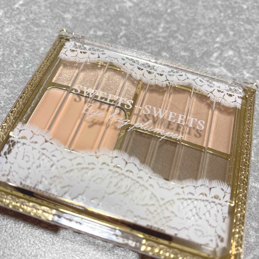 アイバッグプランパー/スウィーツ スウィーツ/アイシャドウパレットを使ったクチコミ(1枚目)