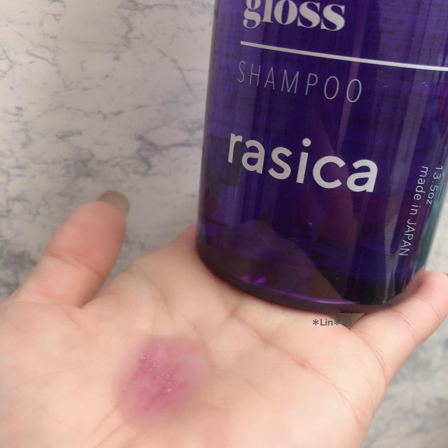 シースルーグロスシャンプー／トリートメント シャンプー/rasica/市販シャンプーを使ったクチコミ（2枚目）