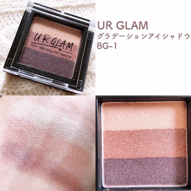 UR GLAM　GRADATION EYESHADOW バーガンディ/U R GLAM/アイシャドウパレットを使ったクチコミ（2枚目）