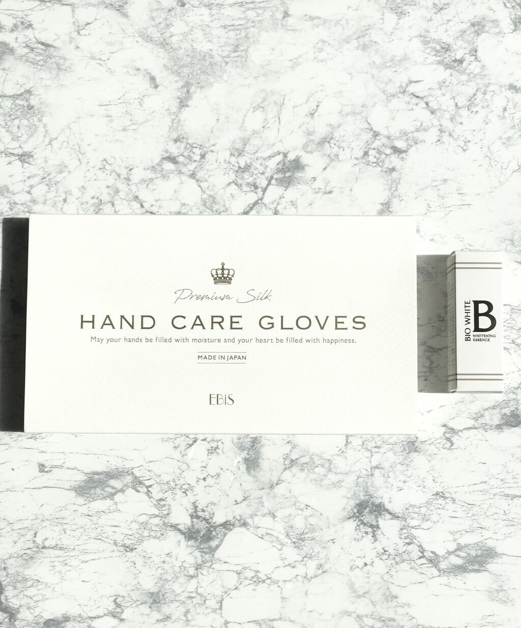 EBiS原液美容液をしみ込ませたシルク手袋/EBiS化粧品/ボディグッズを使ったクチコミ（1枚目）