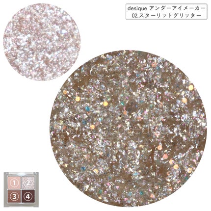 アンダーアイメーカー/dasique/アイシャドウパレットを使ったクチコミ(2枚目)