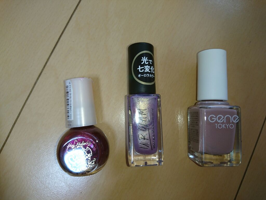 マイメロ ネイル/DAISO/マニキュアを使ったクチコミ（2枚目）