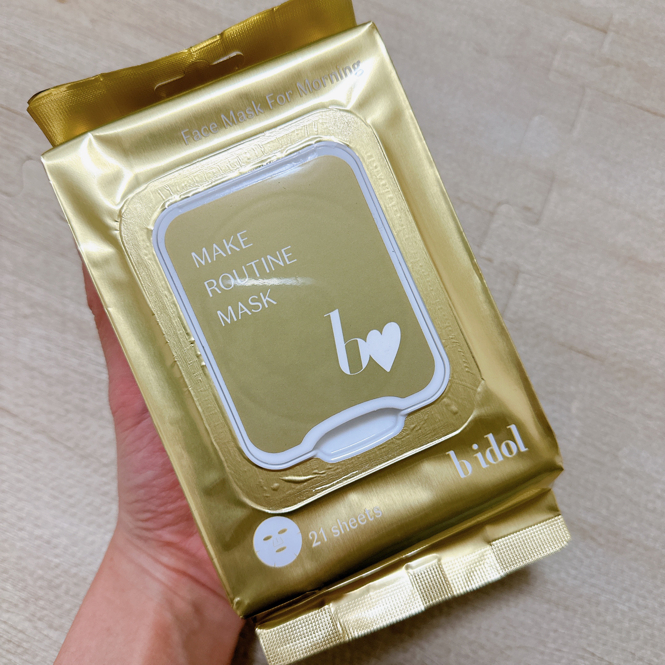 メイクルーティンマスクR/b idol/シートマスク・パックを使ったクチコミ（1枚目）