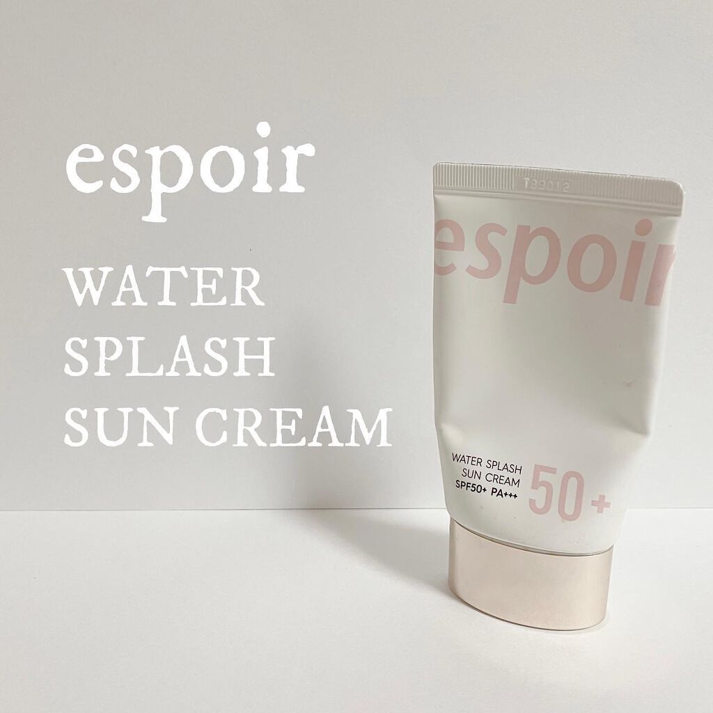 ウォータースプラッシュサンクリーム/espoir/日焼け止め・UVケアを使ったクチコミ（1枚目）