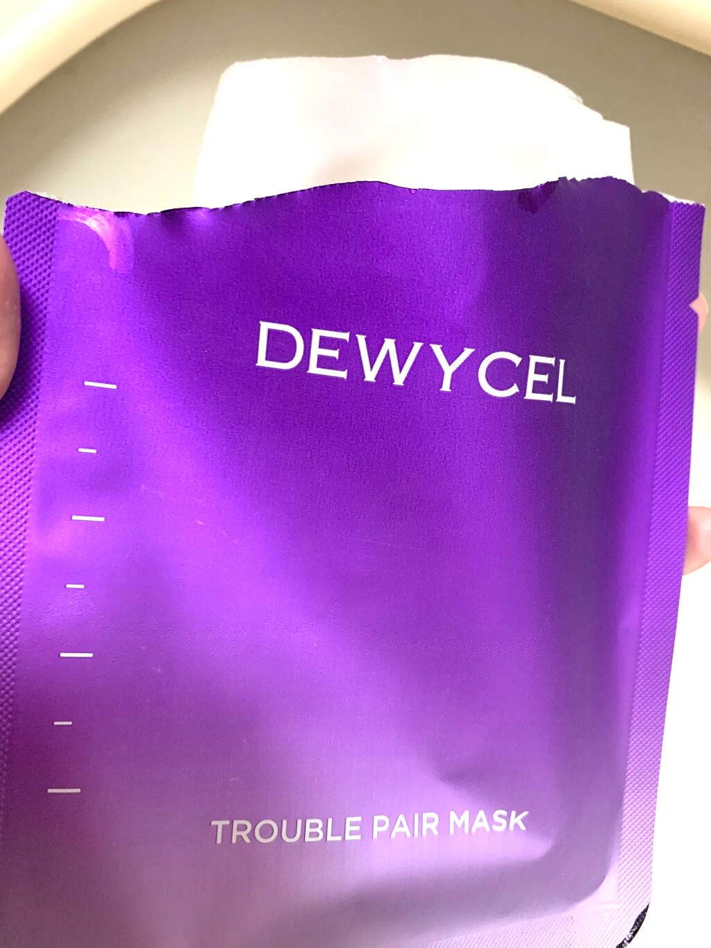 トラブルペアーマスク/DEWYCEL/シートマスク・パックを使ったクチコミ(3枚目)