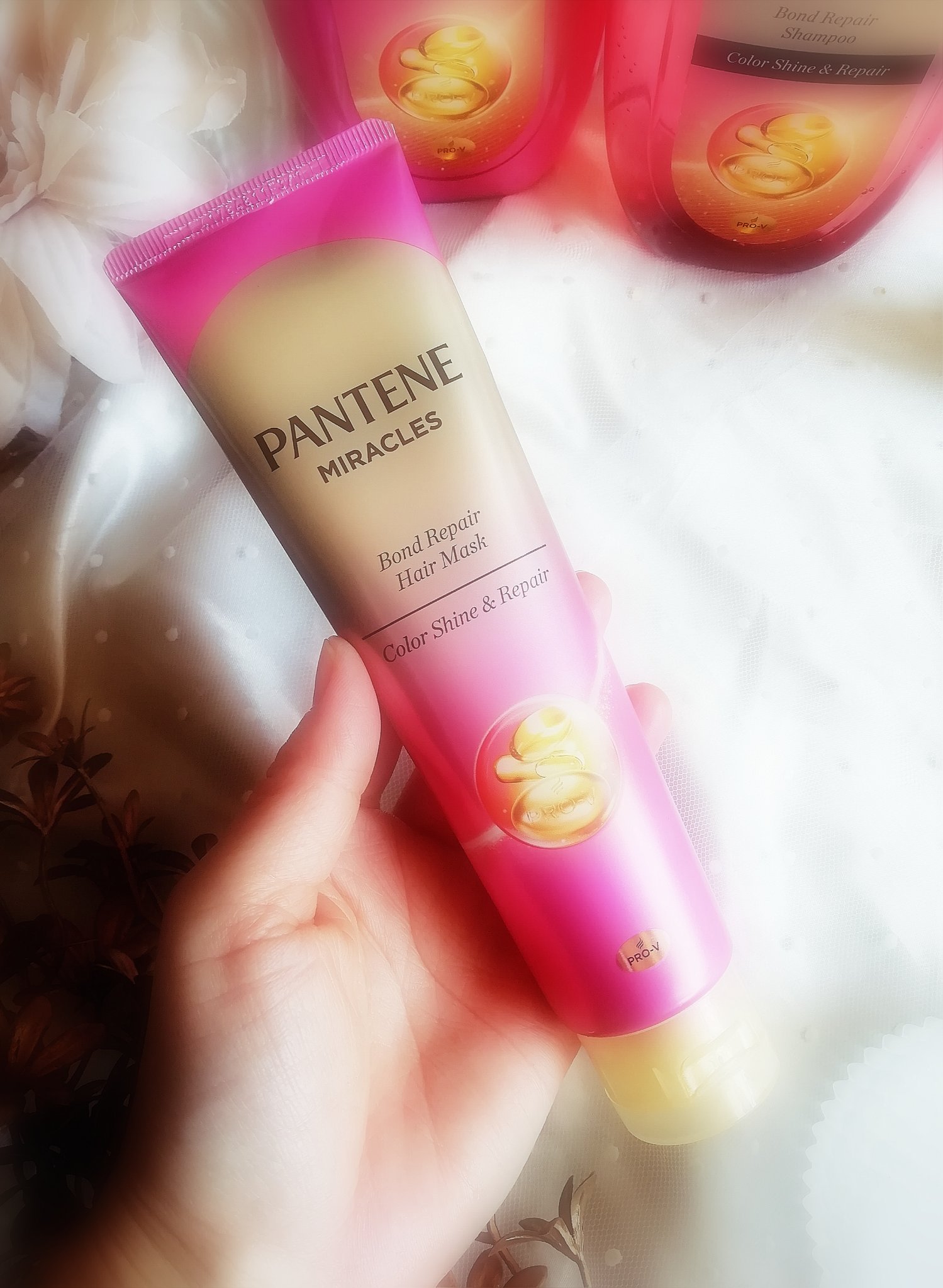 ボンドリペアシリーズ  カラーシャイン＆リペア  ヘアマスク 125g/パンテーン/ヘアマスク・ヘアパックを使ったクチコミ（1枚目）