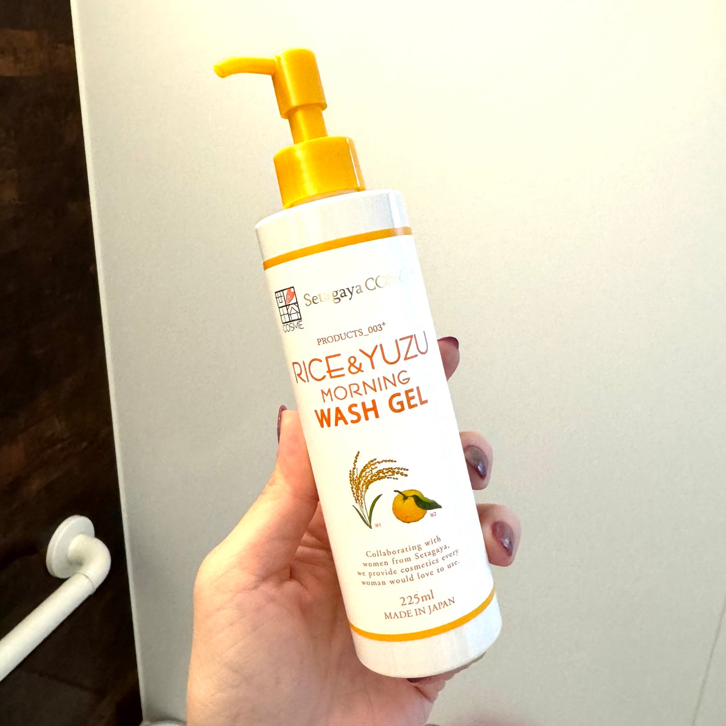 ライス&ゆずモーニングウォッシュジェル/世田谷コスメ/その他洗顔料を使ったクチコミ(1枚目)