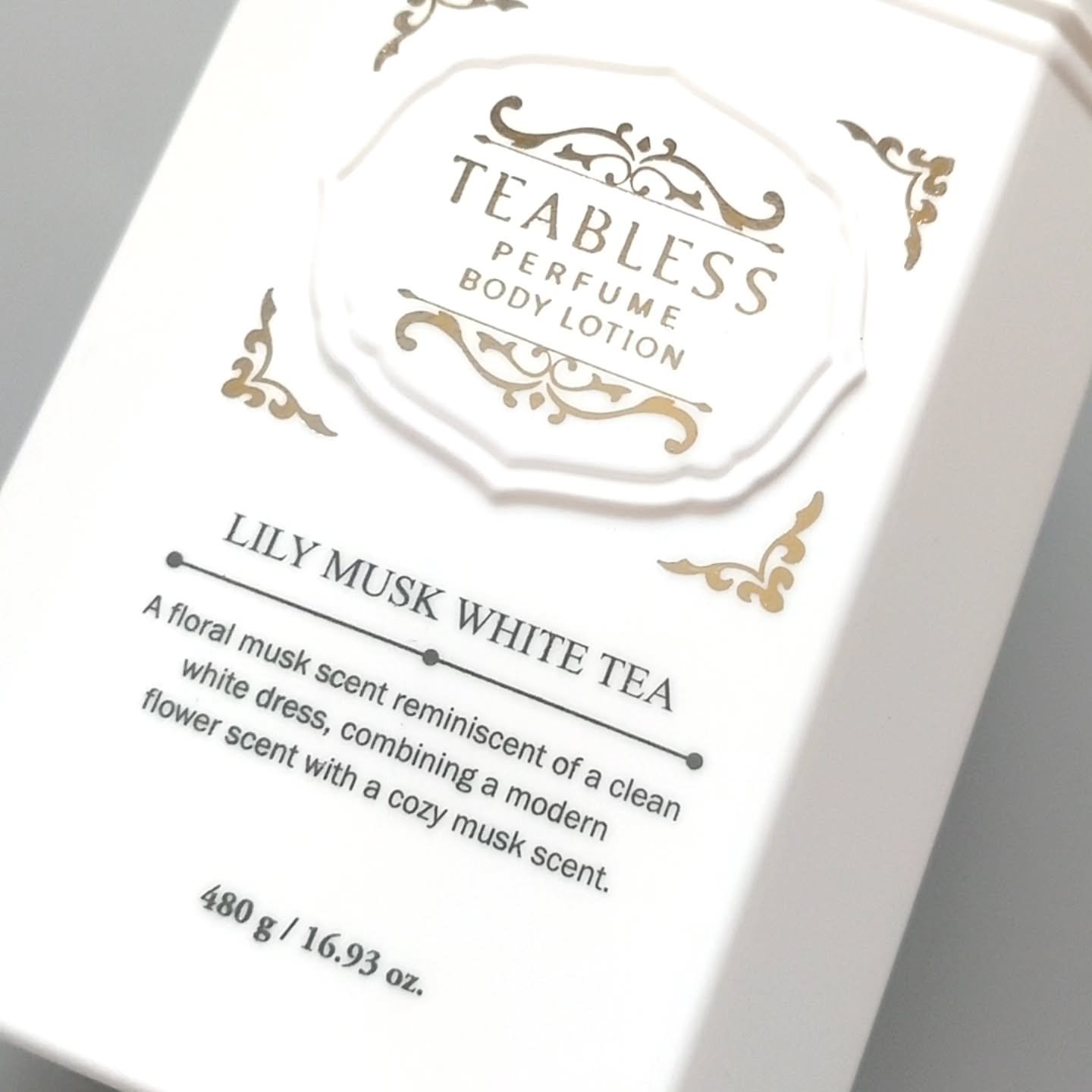 パフュームボディローション リリィムスクホワイトティー/TEABLESS/ボディローションを使ったクチコミ（3枚目）