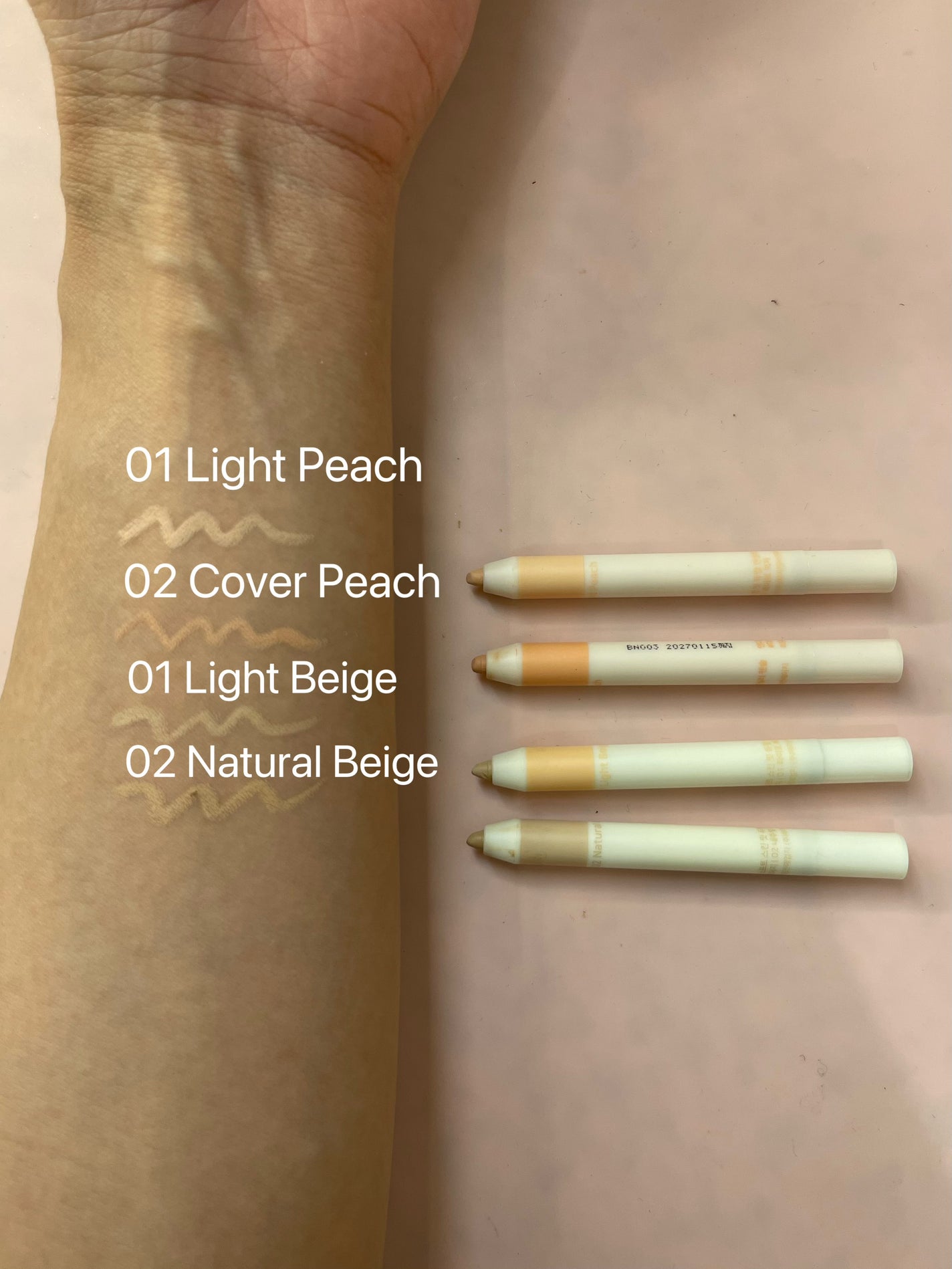 デュアルコンシーラーペンシル/and:ar/ペンシルコンシーラーを使ったクチコミ(2枚目)