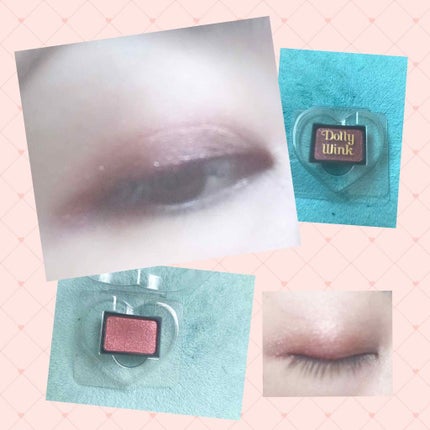 カスタムシャドウ/ドーリーウインク/単色アイシャドウを使ったクチコミ(2枚目)