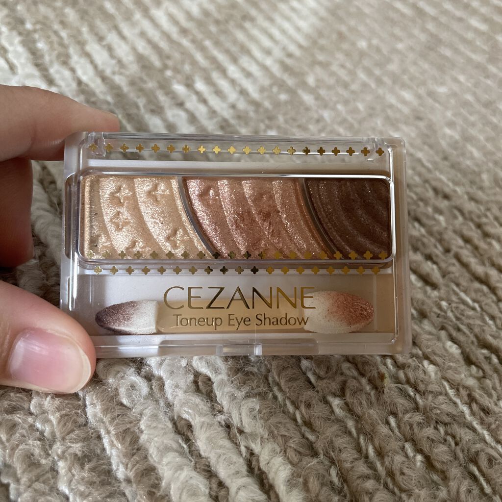 トーンアップアイシャドウ/CEZANNE/アイシャドウパレットを使ったクチコミ（1枚目）