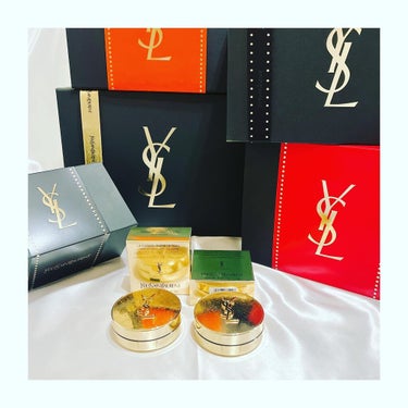 アンクル ド ポー ルクッション ゴールドラッシュ ハイライター/YVES SAINT LAURENT BEAUTE/リキッドハイライトを使ったクチコミ（3枚目）