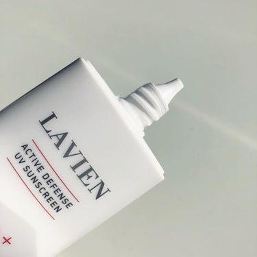 LAVIEN アクティブディフェンスUVサンスクリーンのクチコミ「[LAVIEN]
 
ACTIVE DEFENSE UV SUNSCREEN  70g
⁡
S.....」（2枚目）