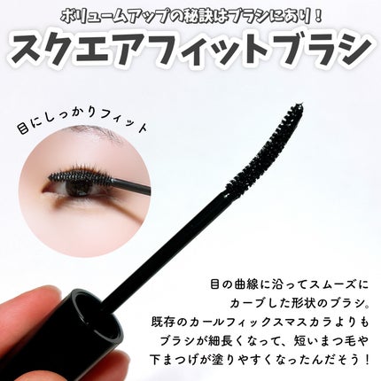 カールフィックスマスカラ ボリュームブラック/ETUDE/マスカラを使ったクチコミ(3枚目)