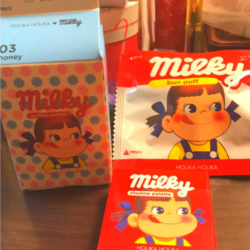 Holika Holika ペコちゃん ハードカバー パーフェクト クッション /HOLIKA HOLIKA/クッションファンデーションを使ったクチコミ（1枚目）