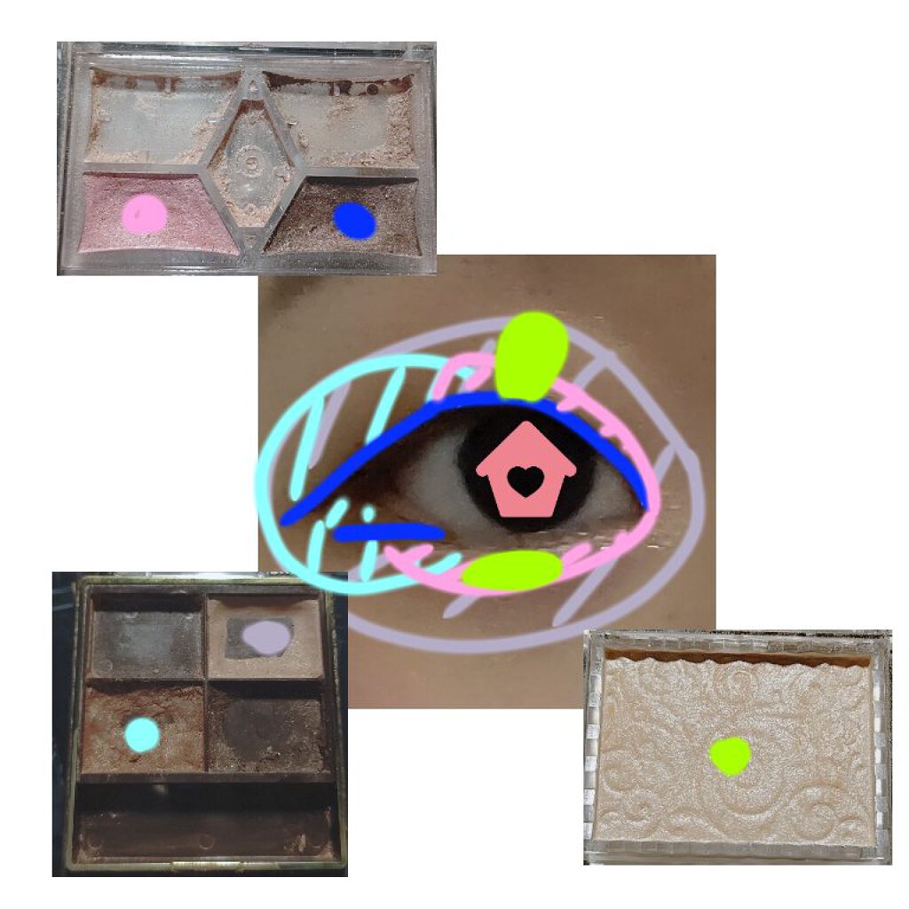 【旧品】パーフェクトスタイリストアイズ/キャンメイク/アイシャドウパレットを使ったクチコミ（3枚目）